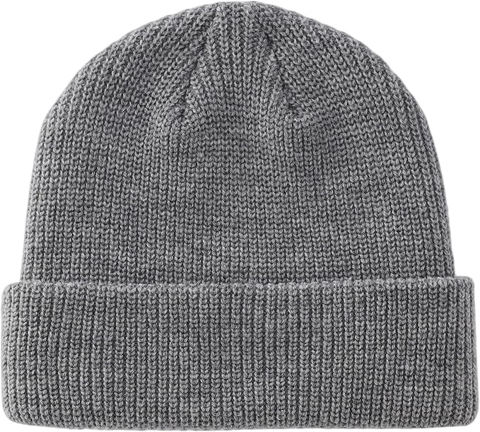 Connectyle Classic Men's Warm Winter Hats Acrylic Knit Cuff Beanie Cap Daily Beanie Hat | Amazon (US)