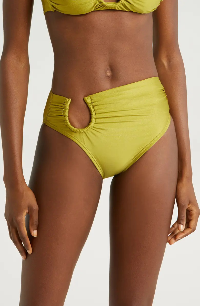 Sofia Cutout High Waist Bikini Bottoms | Nordstrom