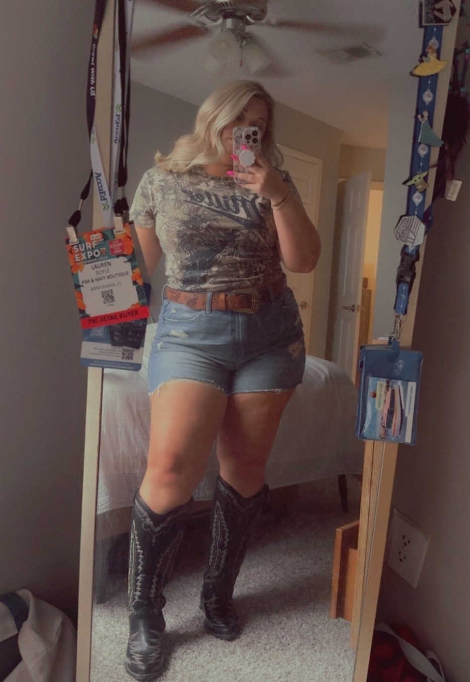 Perfect line dancing outfit! Top is a size medium. Boots are a size 8. 

#LTKdayinmylife #LTKMidsize #LTKootd