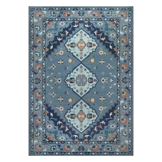 Better Homes and Gardens Woven Medallion 5’ x 7’ Outdoor Rug - Polypropylene/Polyester - Indi... | Walmart (US)