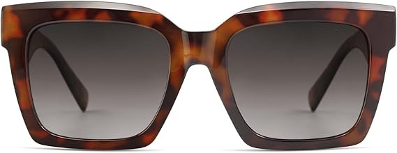 SOJOS Trendy Square Polarized Sunglasses for Womens Mens,Retro Plastic Frame Shades Designer Insp... | Amazon (US)