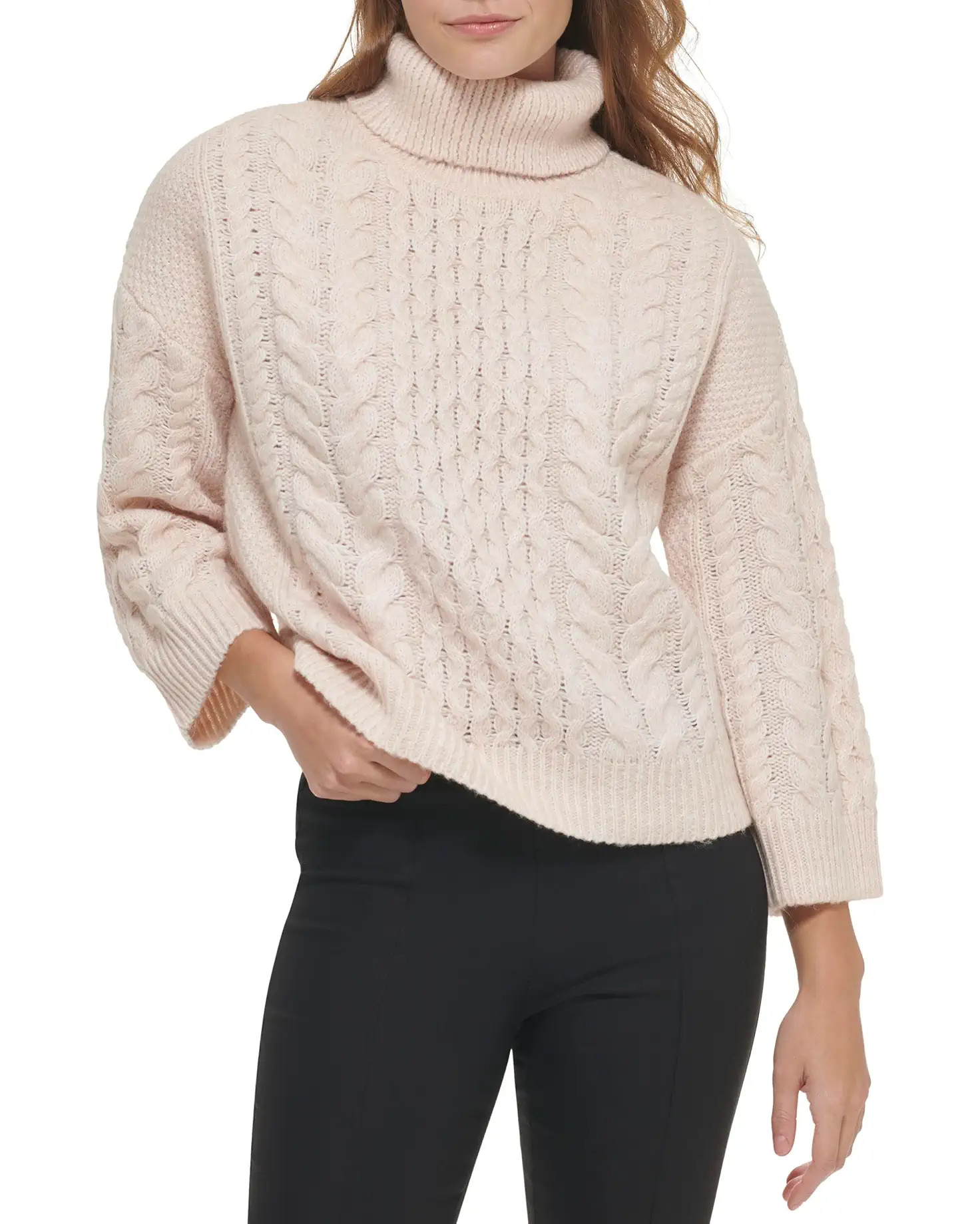 Cable Stitch Wide Sleeve | Zappos