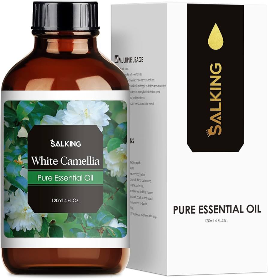 White Tea Essential Oil 4 Fl Oz (120ml) - Pure and Natural Aromatherapy Fragrance Oil, Camellia S... | Amazon (US)