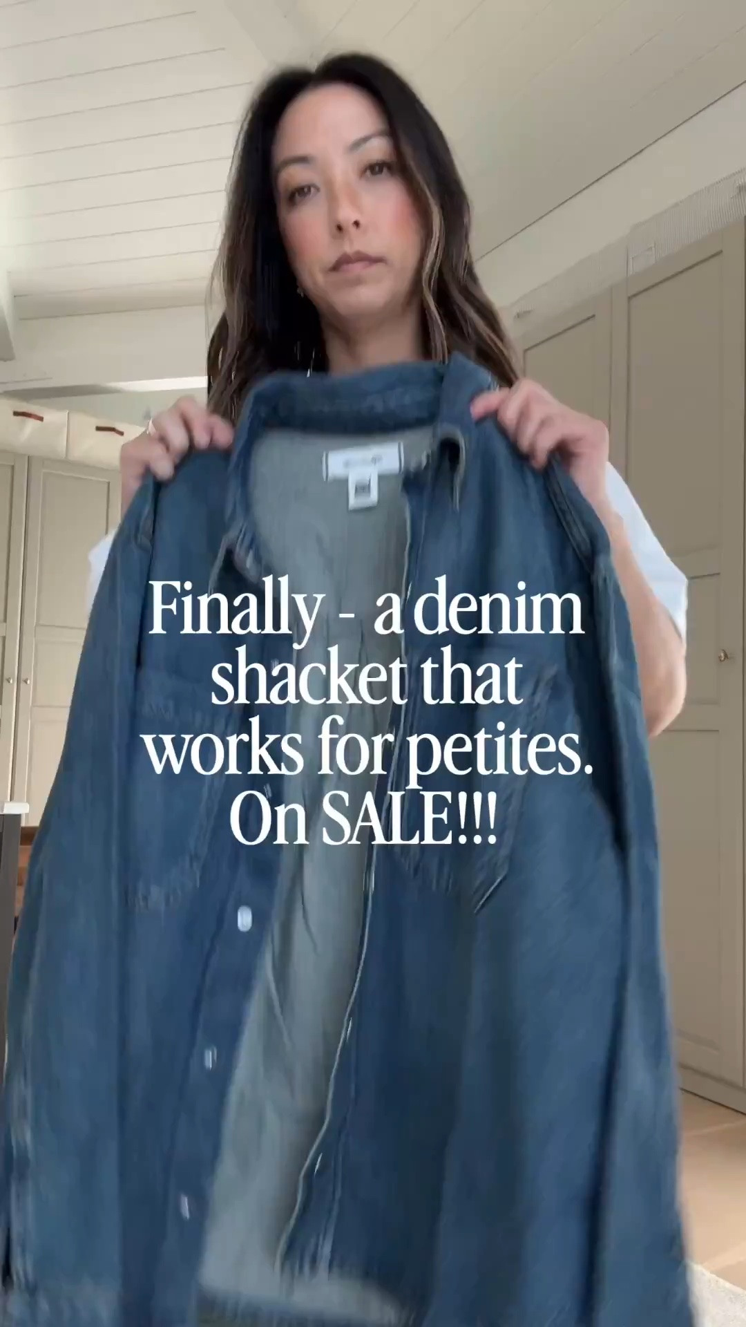 Madewell came out with a shacket that works for petites! Soft drapey fabric. Currently on sale 

AYR tee medium
Madewell denim shirt jacket small 
Pistola cargo pants petite 25
Amazon socks
Quince sneakers 6 - size up
Mansur Gavriel tote - color is old
Dorsey James necklace 15”
Electric Picks earrings

#LTKPetite #LTKmomlife #LTKOver40