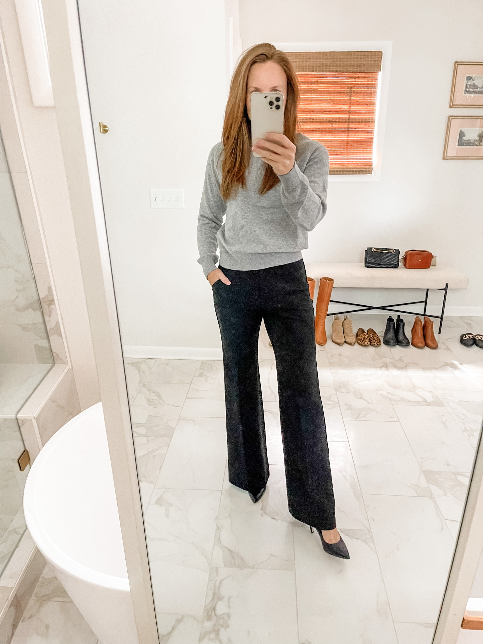 Fall capsule, church outfit, what to wear to church 