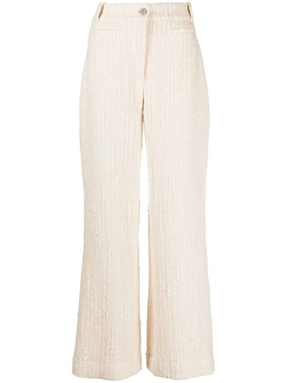 Amour tweed straight-leg trousers | Farfetch Global