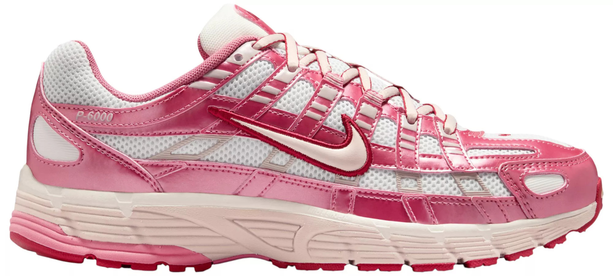 Nike Women's P-6000 Shoes, Size 6.5, Summit White/Silt Red/Peony/Team Crimson | Going Going Gone