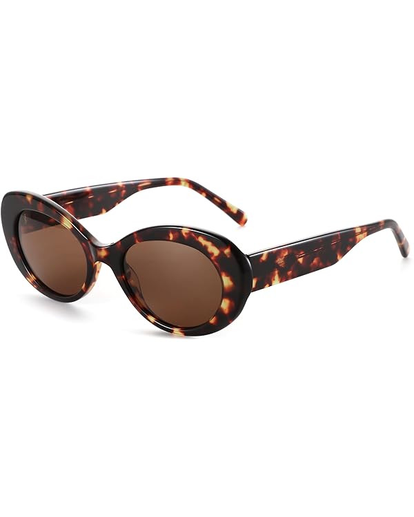 ZENOTTIC Polarized Sunglasses Women Oval: Trendy Shades for Ladies - Retro Classic Sun Glasses UV... | Amazon (US)