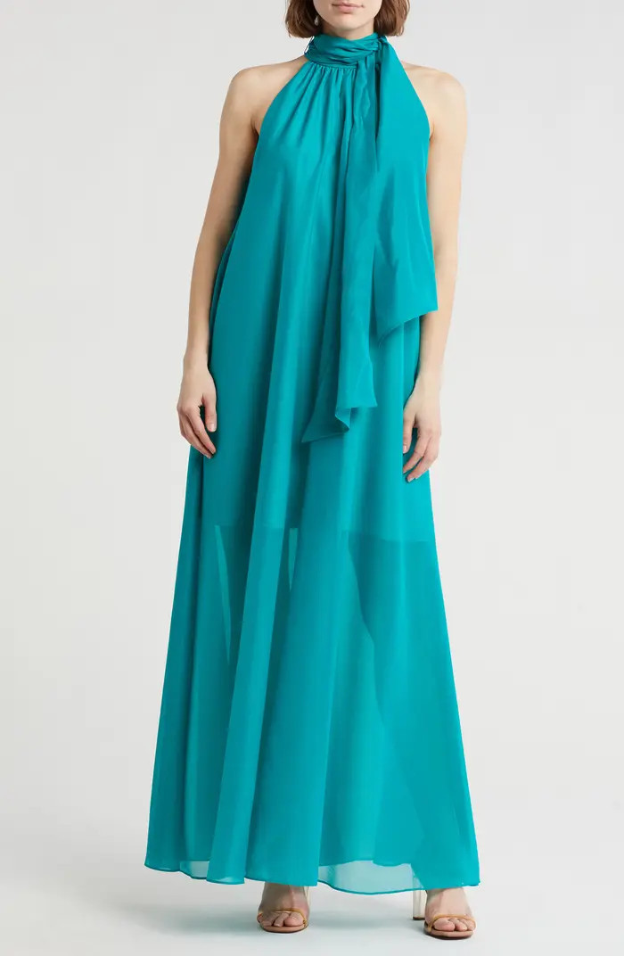 Arikka Sleeveless Organza Maxi Dress | Nordstrom Rack