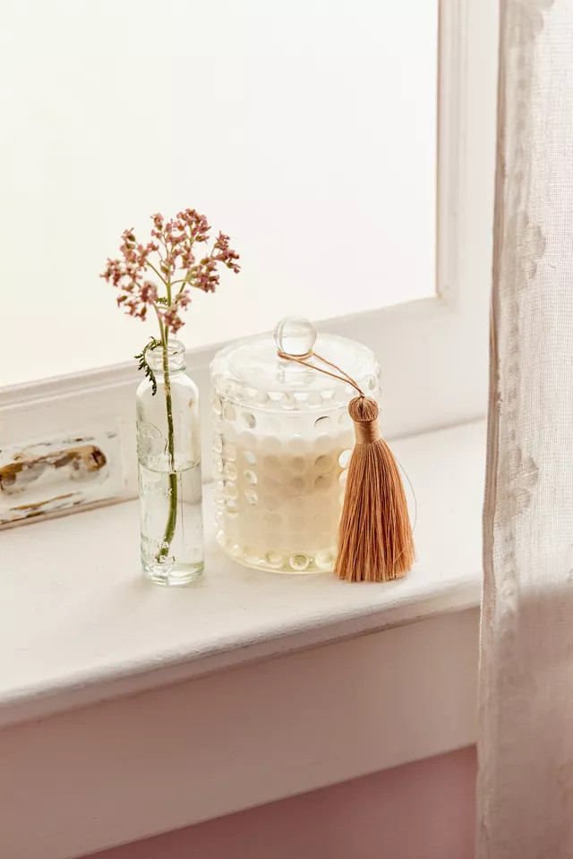 Chloe Glass Hobnail Candle | Urban Outfitters (US and RoW)