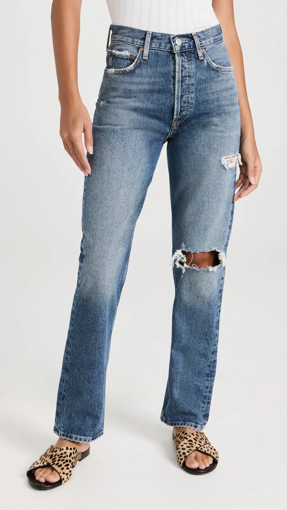 AGOLDE 90's Pinch Waist High Rise Straight Jeans | Shopbop | Shopbop