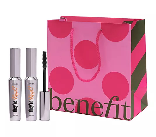 Make Your Selection: Benefit Cosmetics They're Real Duo with Bag | QVC