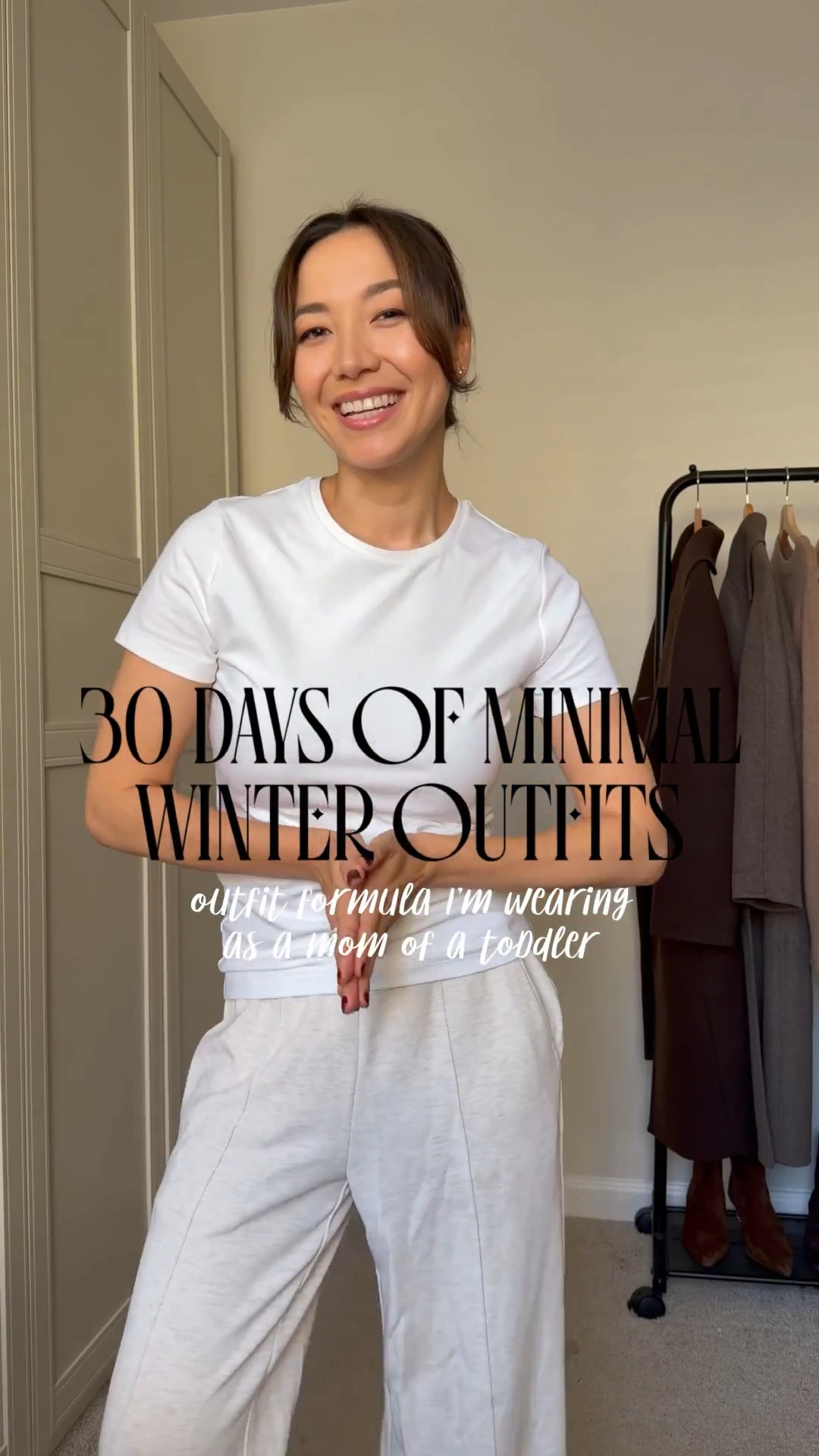 Outfit formula I’m wearing as a mom of a toddler - effortless, non-restrictive & realistic!

Quince cashmere xs - for a slightly less oversized length I recommend the Aritzia sweater 
Aritzia lodge pants 
Adidas sneakers 
Amazon crossbody
SOPHIYA Erin & Sadie necklaces

30 days of minimal winter outfits 



#LTKmomlife #LTKootd