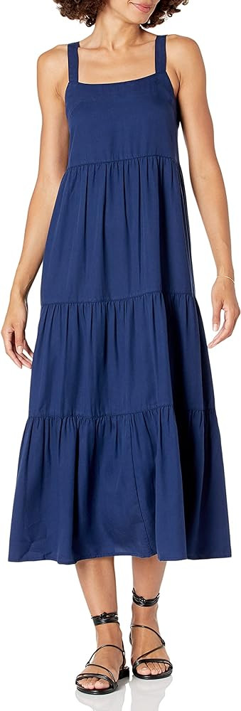 The Drop Women's Britt Tiered Maxi Tent Dress | Amazon (US)