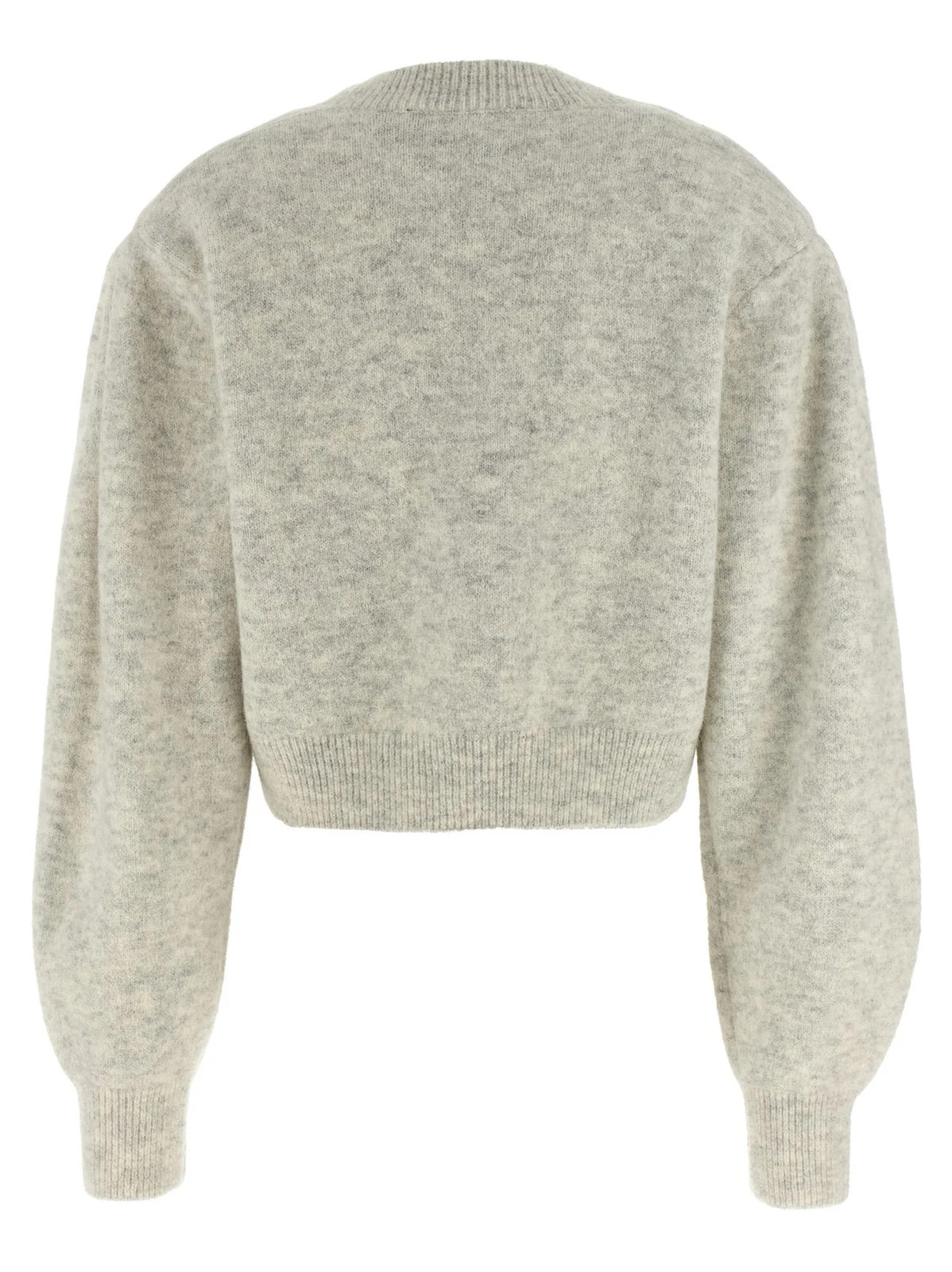 ROTATE Puff-Sleeved Knit Cardigan | Cettire Global