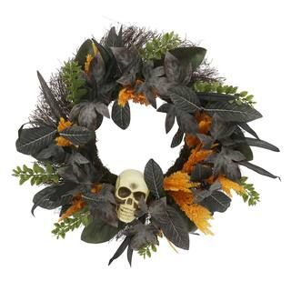 25" Skull & Feather Wreath by Ashland® | Michaels | Michaels Stores