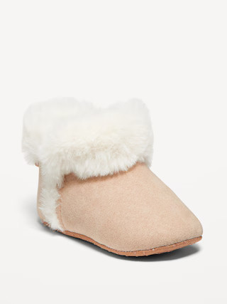 Cozy Faux-Fur Booties for Baby | Old Navy (US)