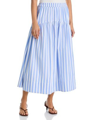 Striped Midi Skirt - Exclusive | Bloomingdale's (US)