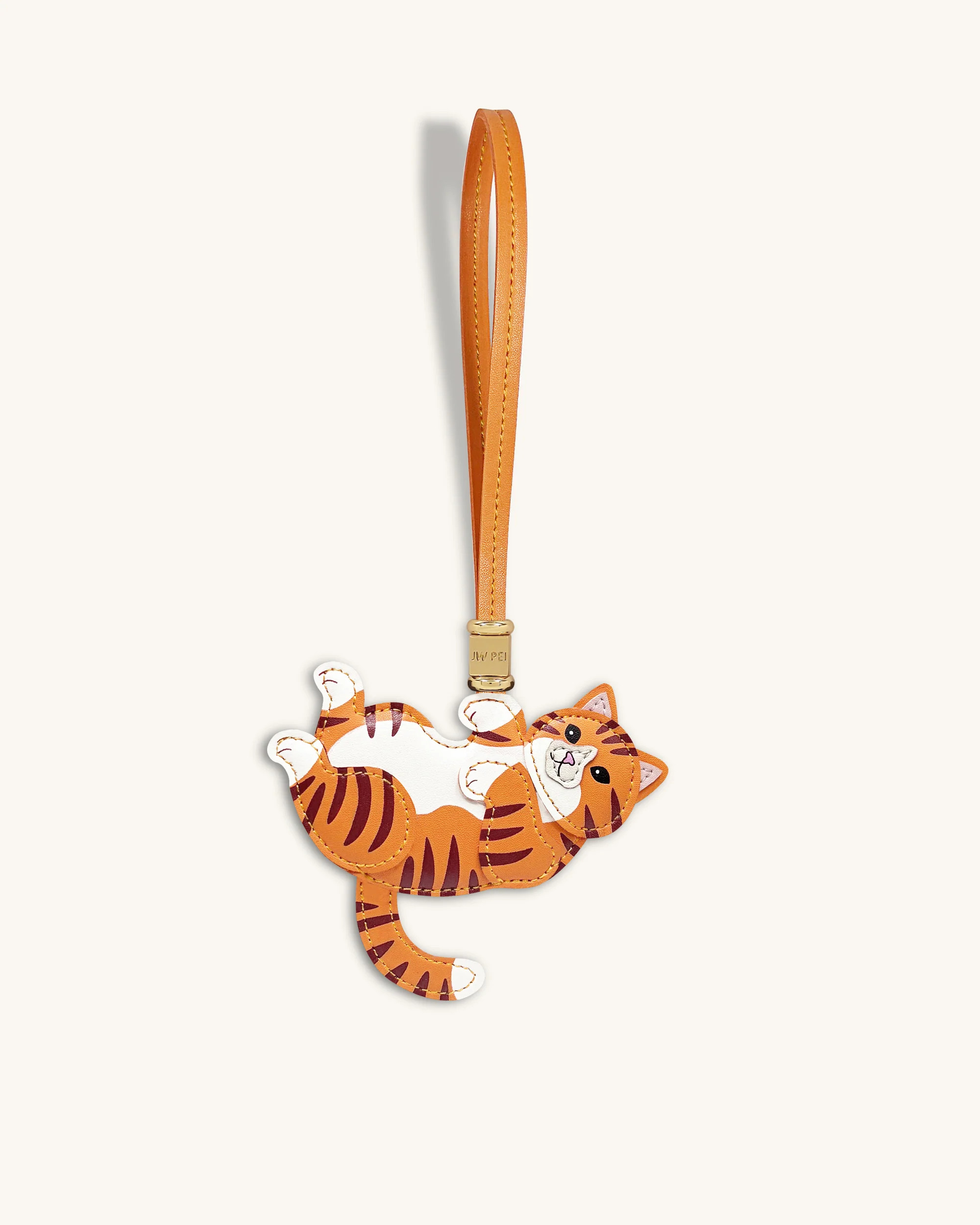 Playful Cat Bag Charm - Orange | JW PEI US