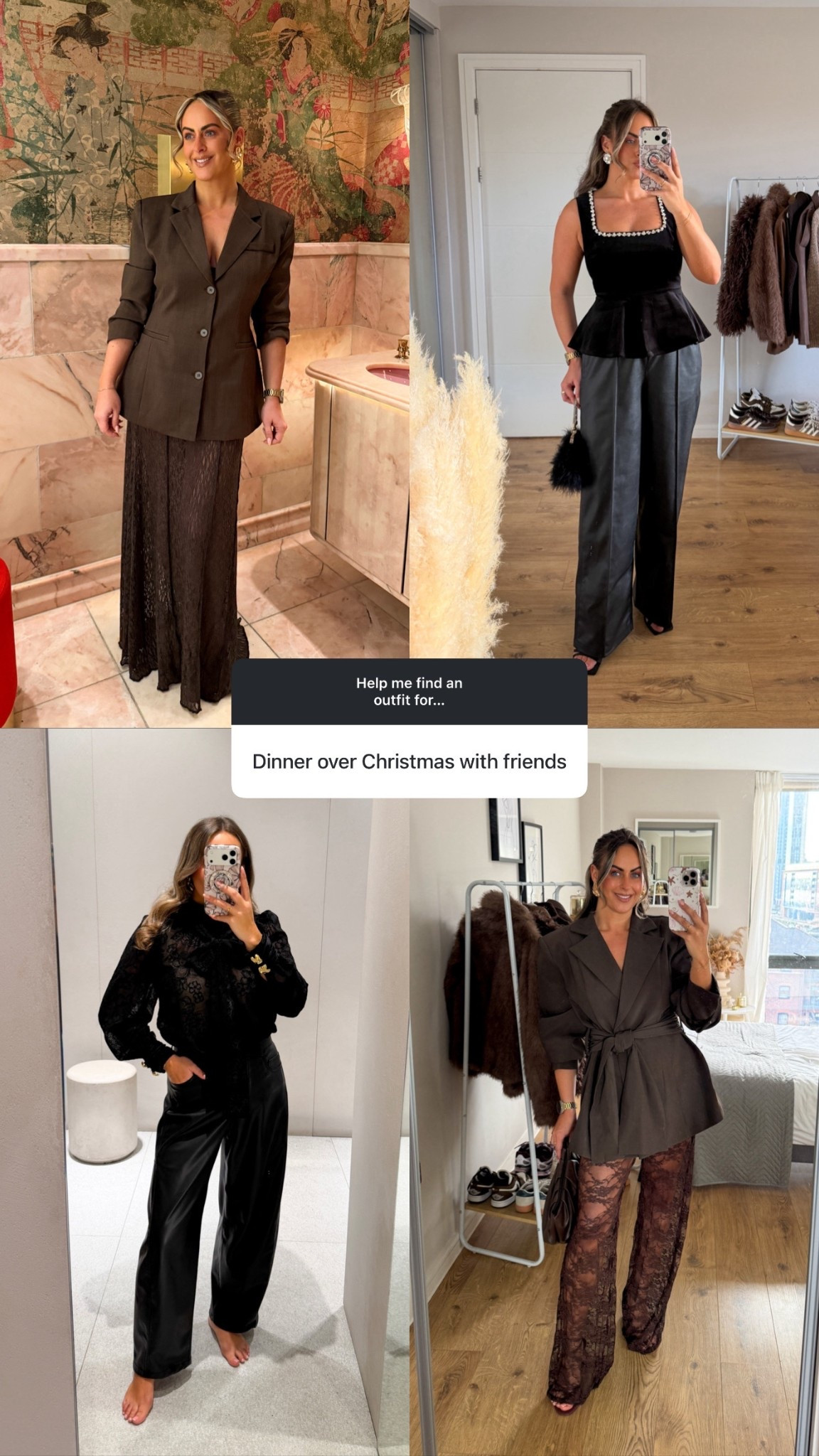 Dinner date for over Christmas outfit ideas🥂✨

#LTKfestive #LTKwinter #LTKdatenight