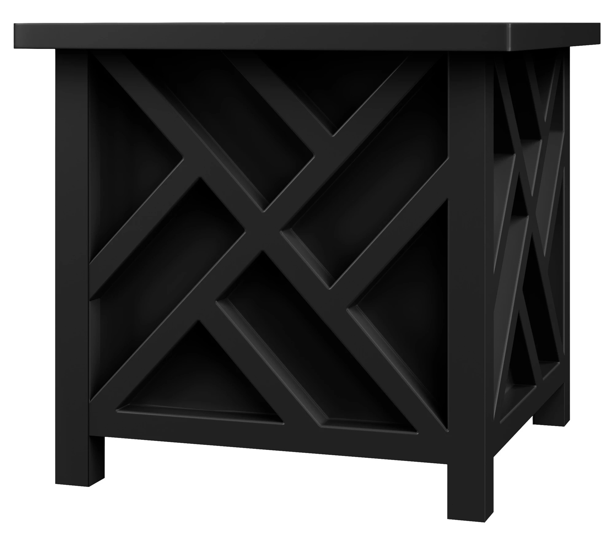 Pure Garden Lattice Design 15.5" Outdoor Planter Box | QVC