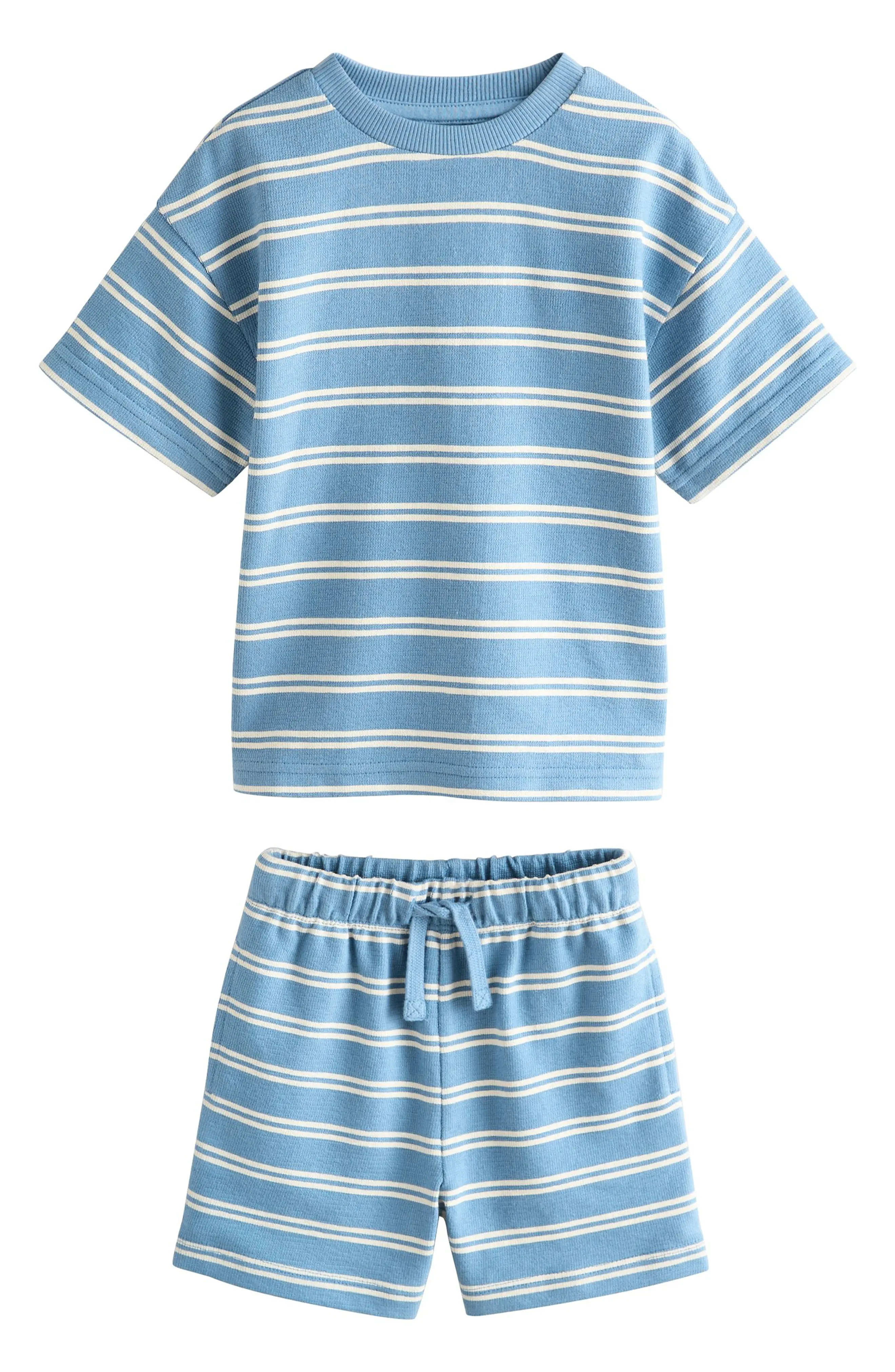 Kids' Stripe Jersey Cotton T-Shirt & Shorts Set (Men) | Nordstrom | Nordstrom