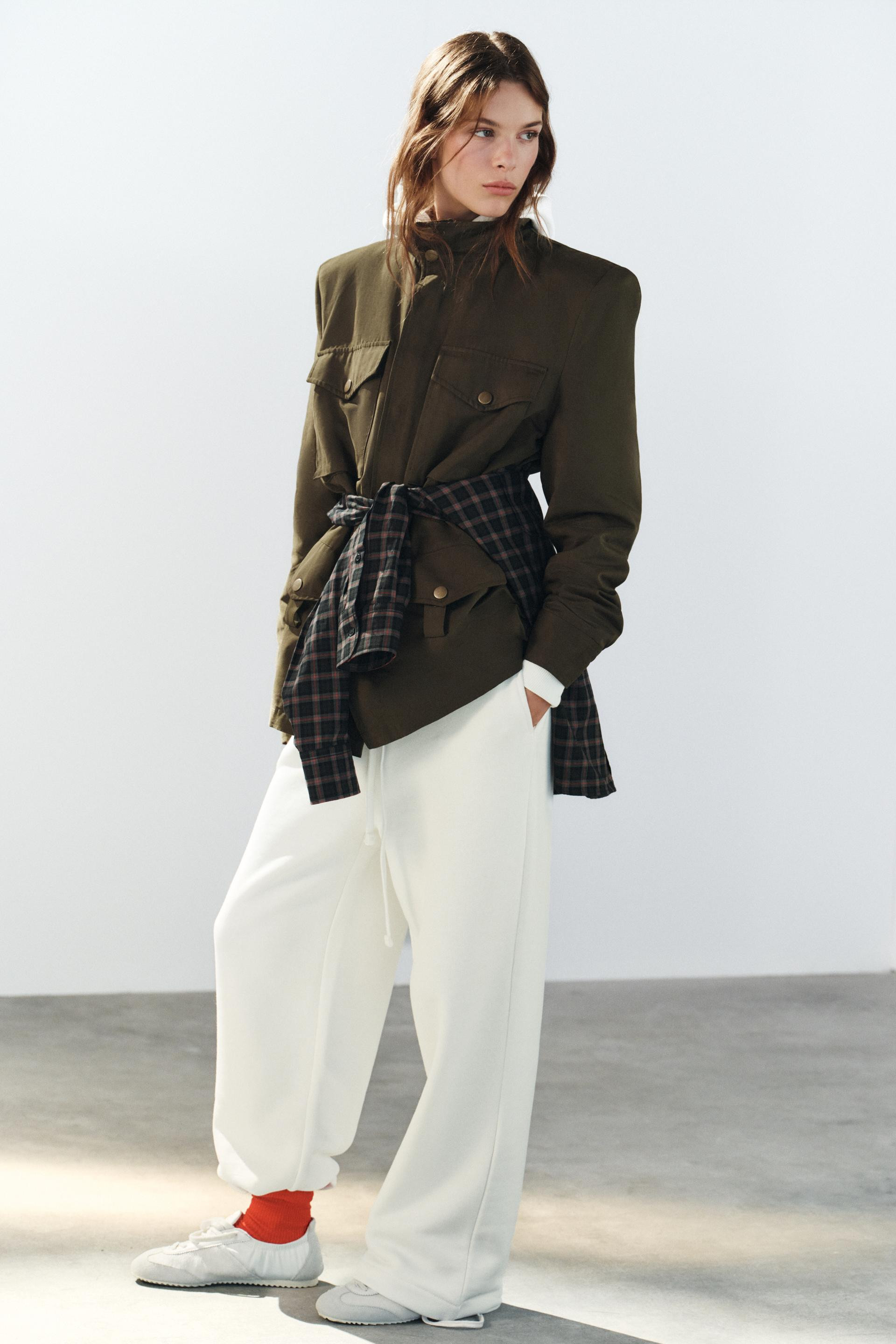 DRAWSTRING FLEECE PANTS | Zara US