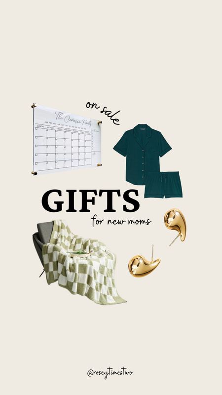 Gifts for new moms!

Holiday gift guide, pajama set, calendar