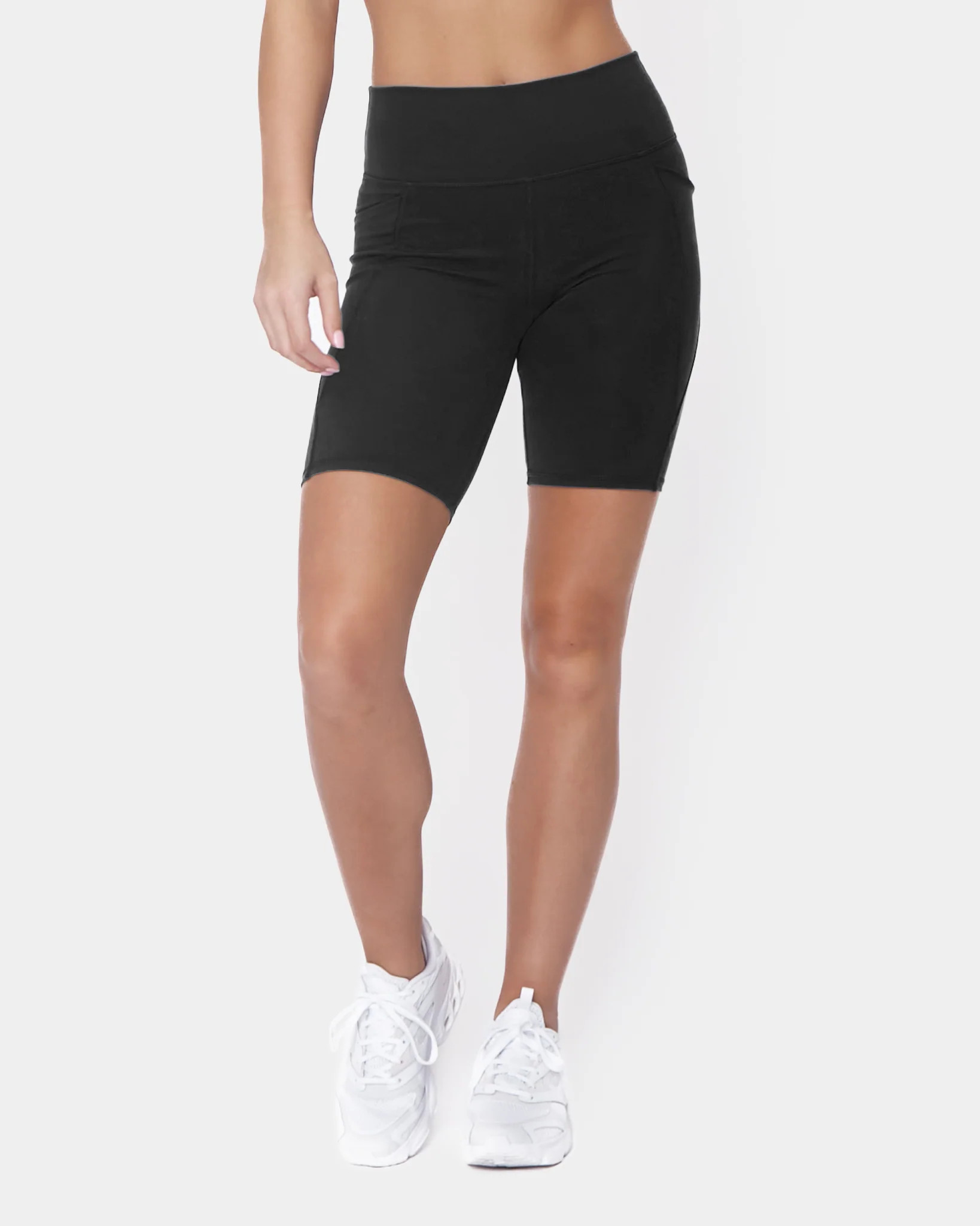 Skin Biker Shorts (8 in. inseam) - Black | Senita Athletics