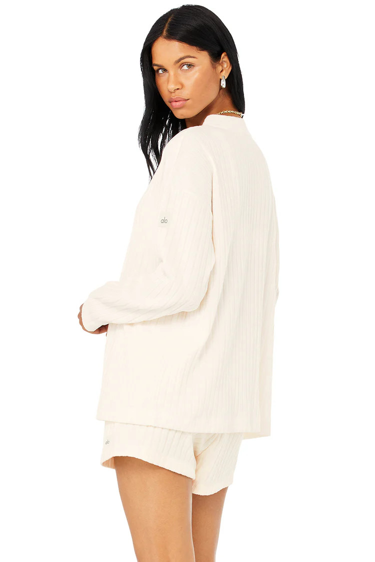 Ribbed Take Comfort Cardigan | Alo Yoga (US)