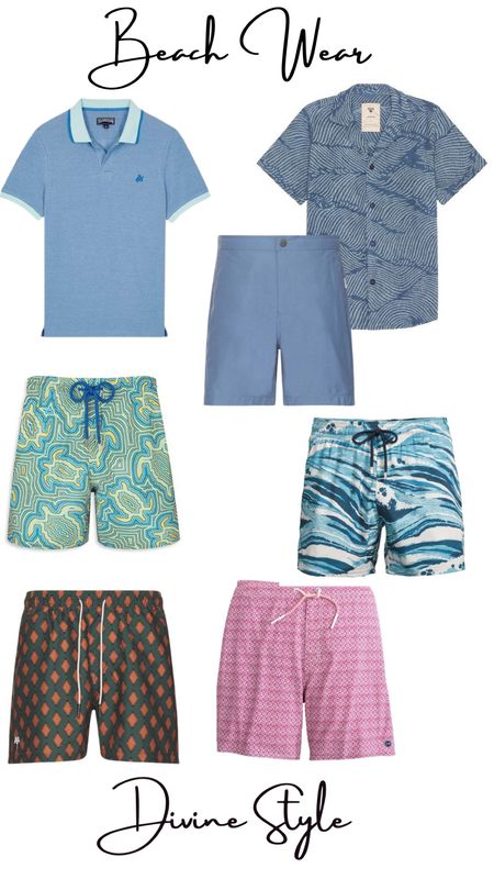 Stylish men’s board shorts, bathing suits and shorts, perfect for a day on the boat or at the pool or pool party 🩳 

#LTKMens #LTKSwim #LTKActive