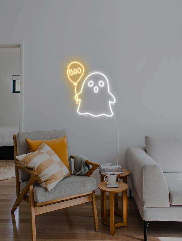 Ghost Boo Halloween Neon Sign | Echo Neon - US