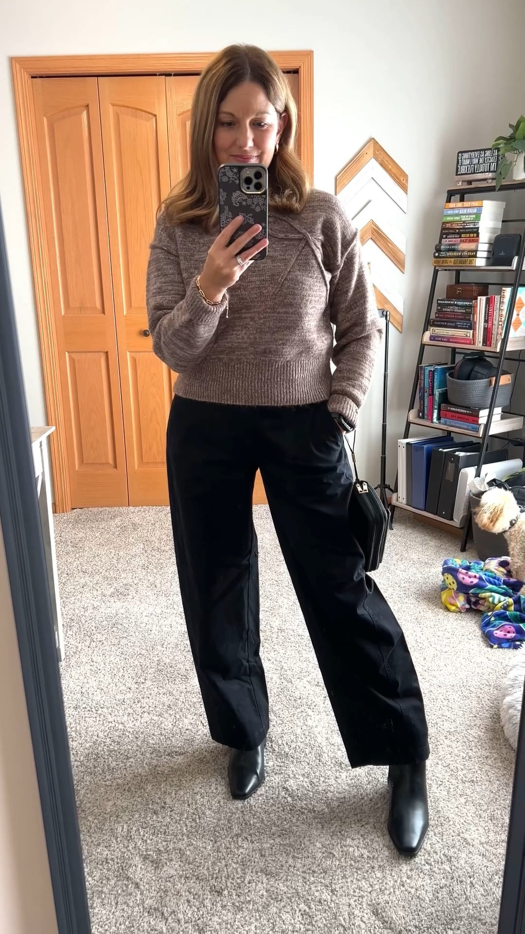 Cutest new arrival sweaters for the holiday season at 🎯!!

Sweater - tts, in size S
Pants - in my true size S, could possibly size down if in between
Booties - tts 

#targetstyle #oldnavy 

#LTKOver40 #LTKStyleTip #LTKFindsUnder100