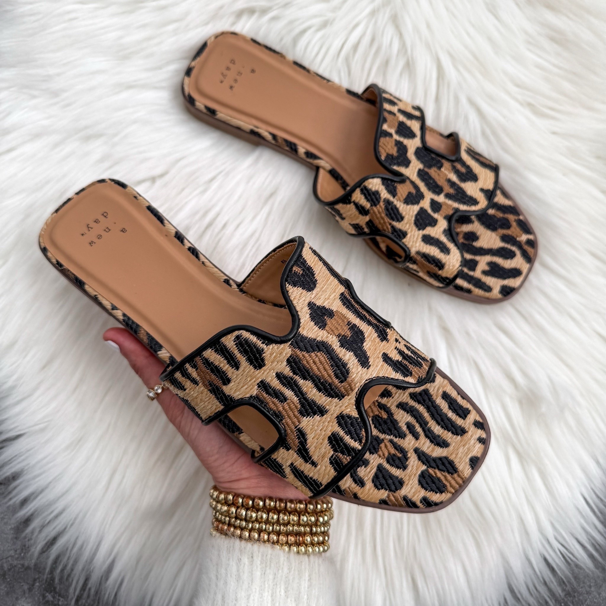 Women’s Nina sandals with memory foam insole a new day from target leopard sandals runs true to size 
