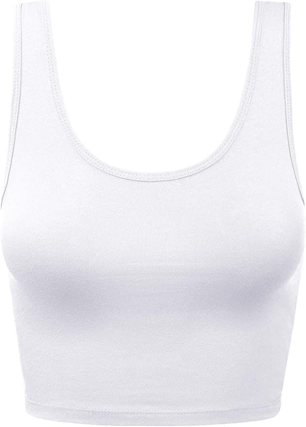 Women's Lingerie Camisole Crop Tank Cotton Racerback Sleeveless Slim Fit Tops | Amazon (US)