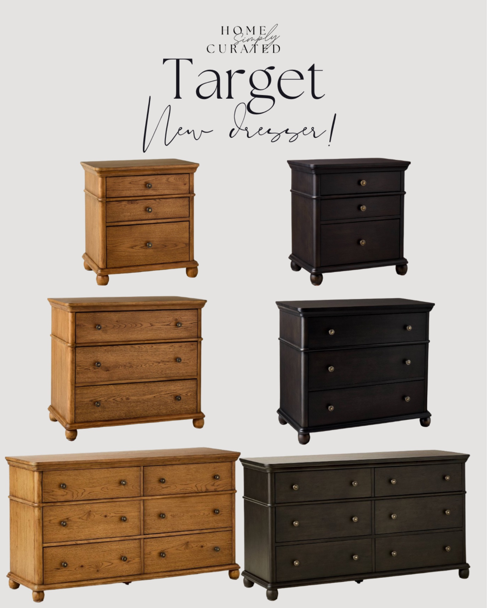 My bedside tables now have a matching dresser!! The tables always sell out fast so I assume the dressers will too! Pottery Barn style, affordable dresser, look for less 

#LTKHome