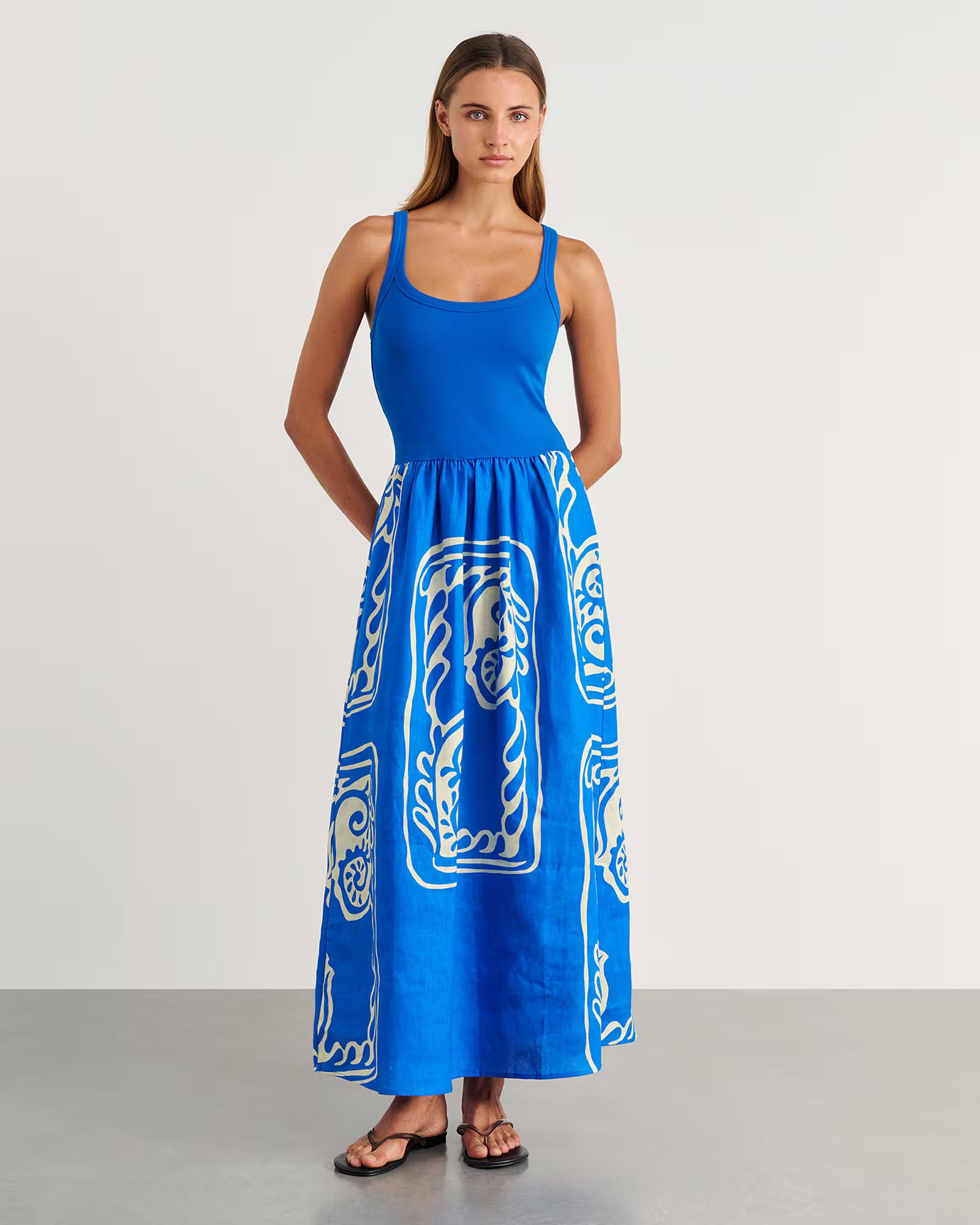 Ceezee Mixed Media Dress | JAG (Australia & New Zealand)