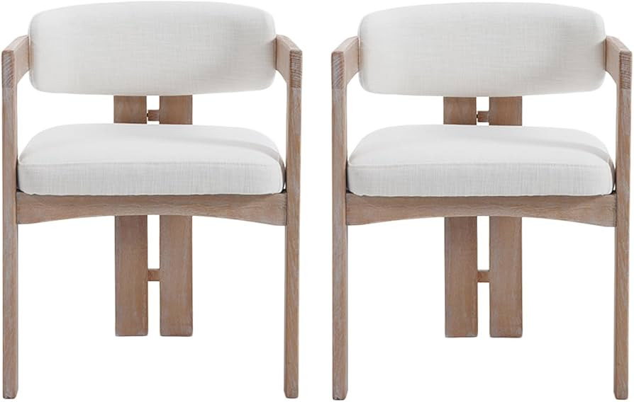 chairus Modern Dining Chairs Set of 2 Fabric Farmhouse Dining Room Chairs Upholstered Cushion Ori... | Amazon (US)