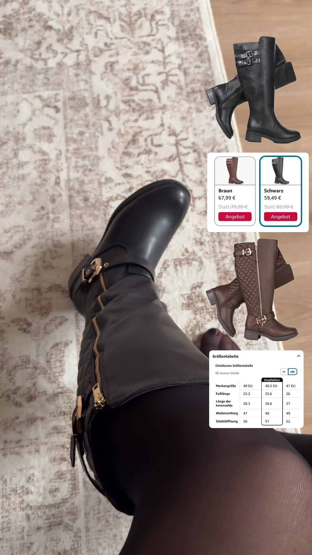 Weitschaftstiefel 👋🏻

Von Anazon

#stiefel #dickewaden #weitschaftstiefel 

#LTKCyberWeek 

#LTKwinter #LTKplussize