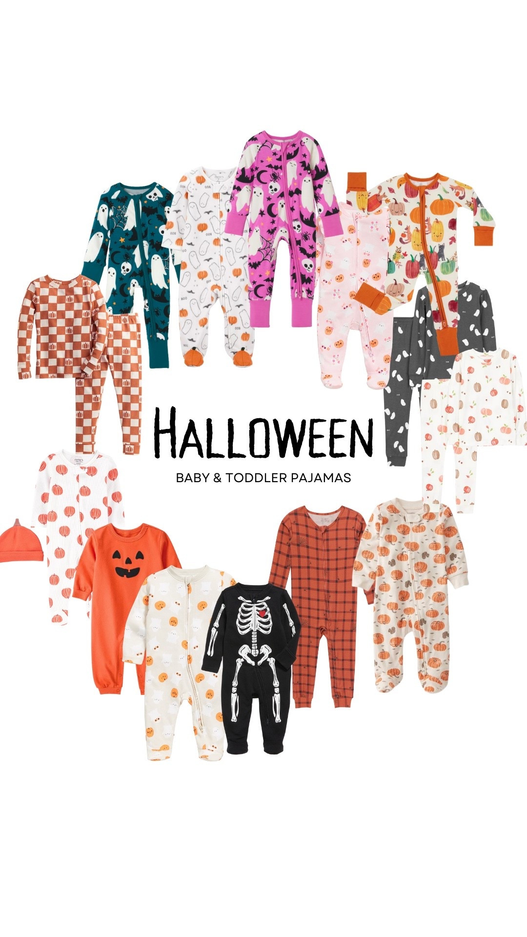 Halloween pajamas for babies and toddlers 

#LTKKids #LTKSeasonal #LTKBaby