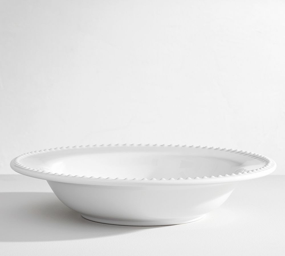 Emma Beaded Stoneware Soup Bowls - Set of 4 | Pottery Barn (US)
