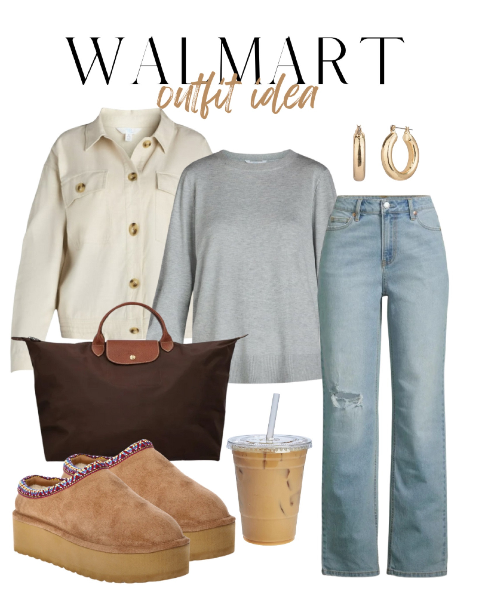 Walmart fall outfit, fall jacket, straight leg jeans, clogs, platform slippers, fall shoes

#LTKFindsUnder50 #LTKSeasonal #LTKBacktoSchool