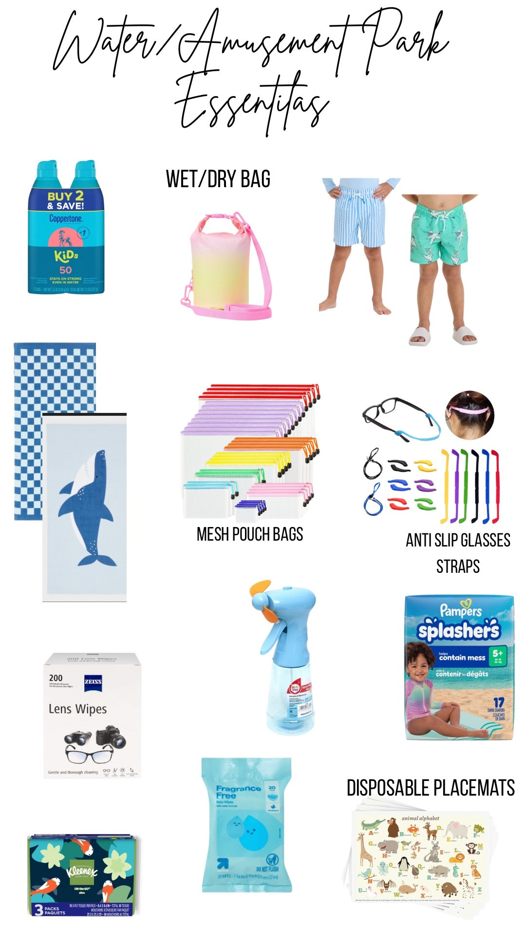 Summer Water/Amusement Park essentials!

#LTKSwim #LTKTravel #LTKKids