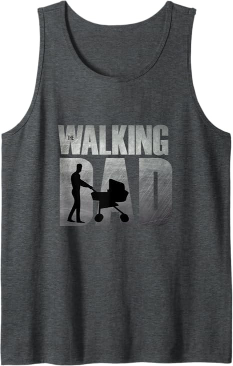 Mens Funny Humorous Walking Dad Baby Fatherhood Tank Top | Amazon (US)