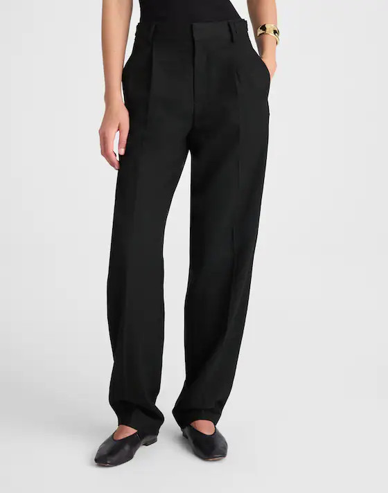 High-Rise Barrel-Leg Pants | Madewell