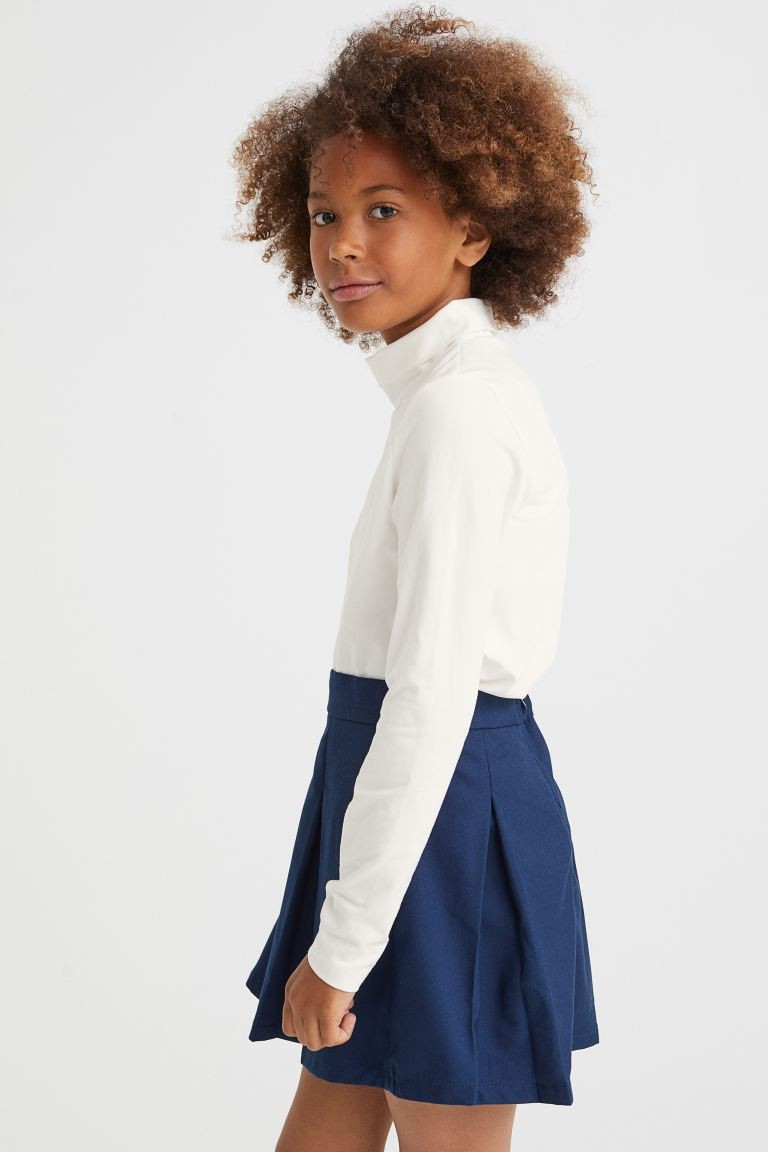 2-pack cotton jersey turtleneck tops | H&M (UK, MY, IN, SG, PH, TW, HK)