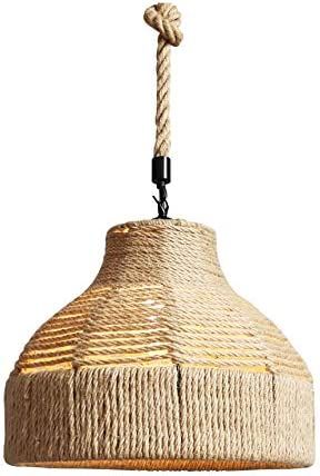 Starry Lighting SL-63298,Coastal Beach Rope Rattan Woven Pendant Lamp,Natural Simple Hand Weaved ... | Amazon (US)