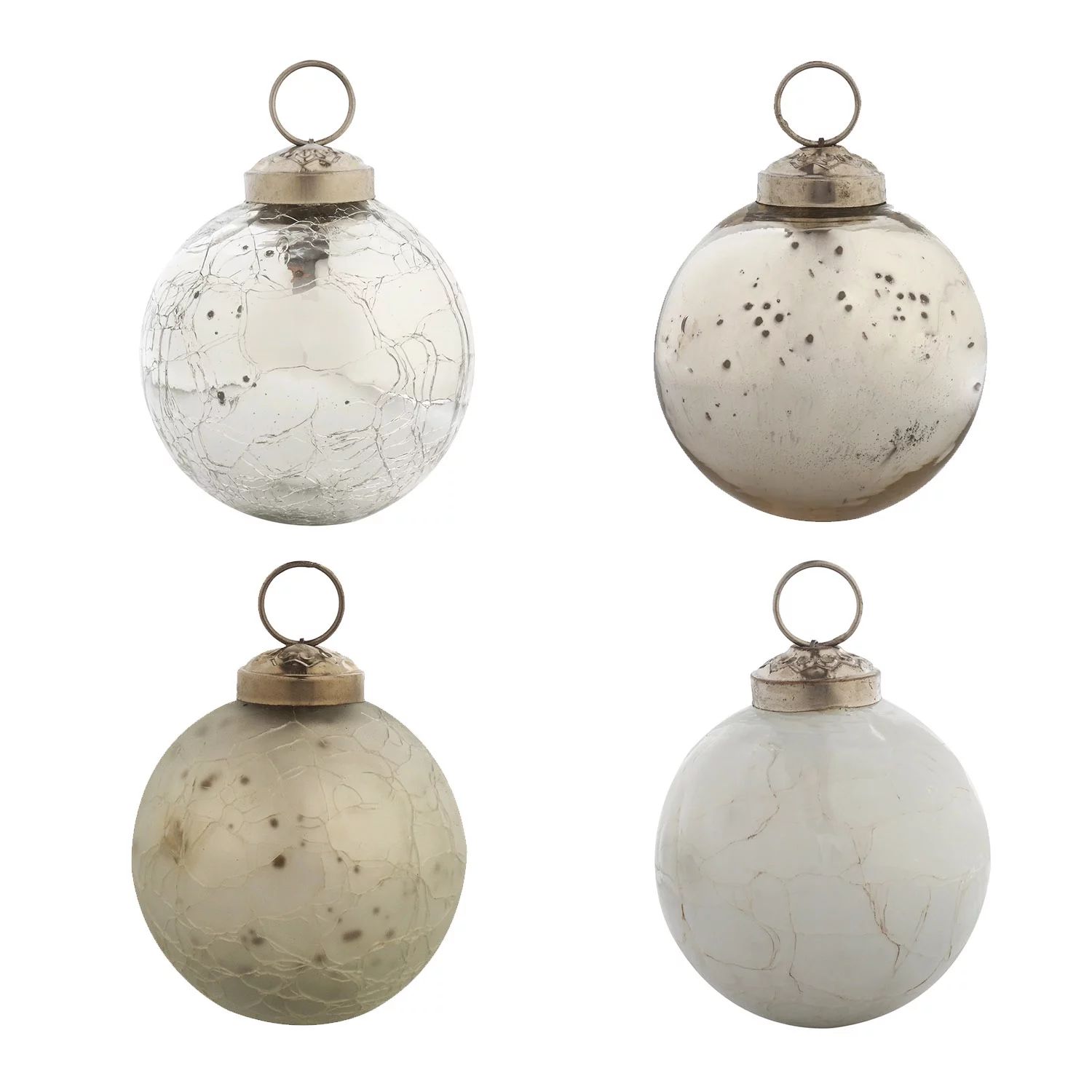 Evergreen 2.5'' Christmas Chic Round Ornaments, Set of 12, 2.5'' x 2.5'' x 2.5'' inches | Walmart (US)