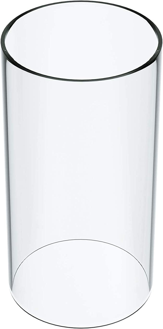 KETELAMP Hurricane Candle Holder Glass, Open Ended Glass, Bottomless Cylindrical Glass, Glass Lam... | Amazon (US)
