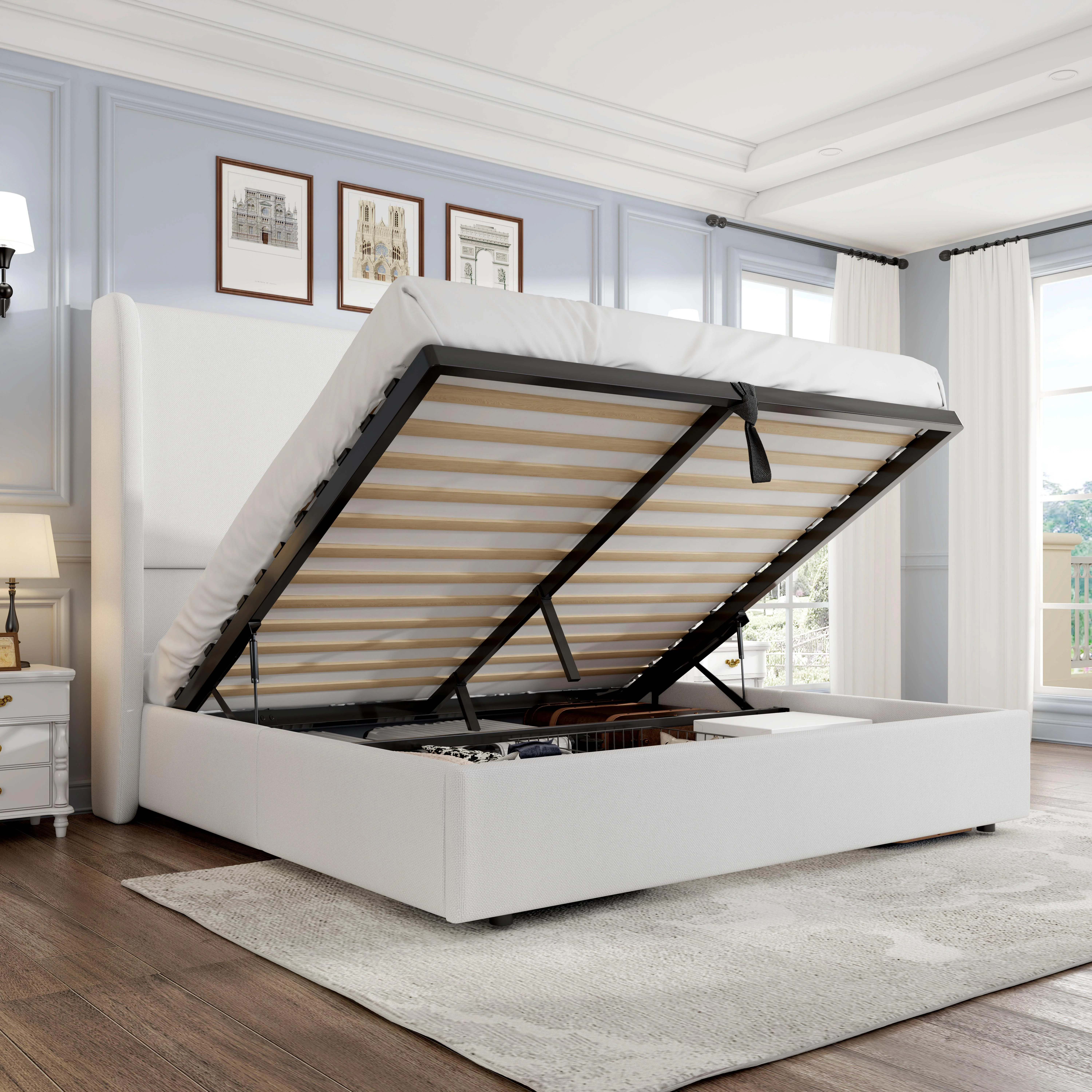 Brooklinn Upholstered Platform Storage Bed | Wayfair North America